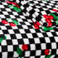 Betsey Johnson Cherry Checker Ultra-Soft Plush Throw Blanket - image 2