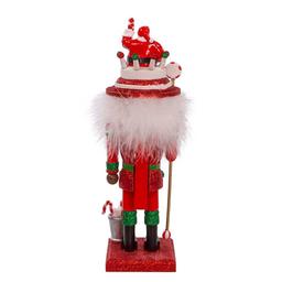 Kurt S. Adler 10-Inch Hollywood Black Nutcracker w/ Santa Hat