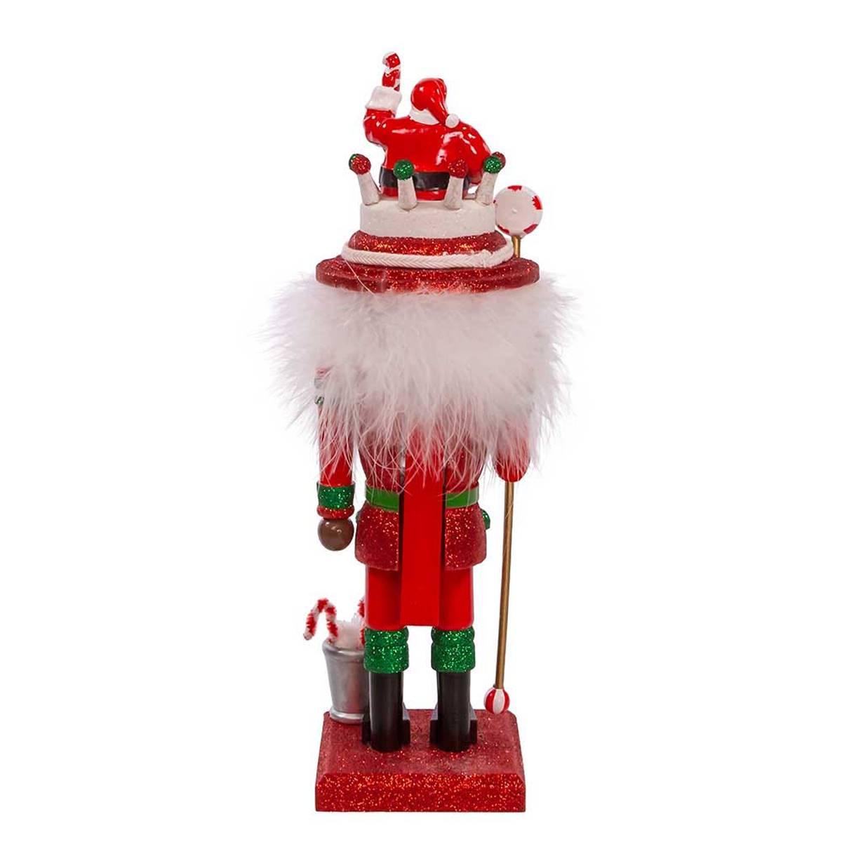 Kurt S. Adler 10-Inch Hollywood Black Nutcracker w/ Santa Hat
