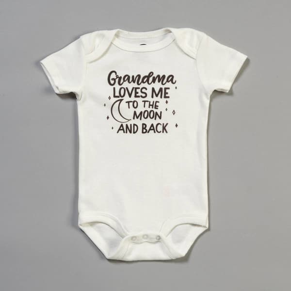 Baby Unisex (NB-9M) Wild Child Grandma Moon & Back Bodysuit - image 