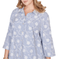 Plus Size Alfred Dunner Classics 3/4 Sleeve Pinstripe Blouse - image 5