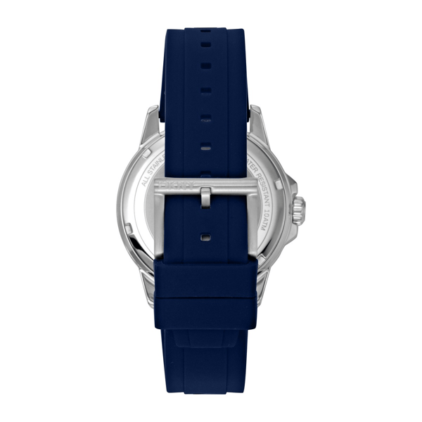 Mens DKNY Sport Watch Dark Blue Silicone Strap - DK1G130P0025
