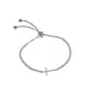 Cubic Zirconia Cross Adjustable Bracelet - image 1