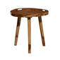 9th & Pike® Brown Teak Wood Contemporary Accent Table - image 2