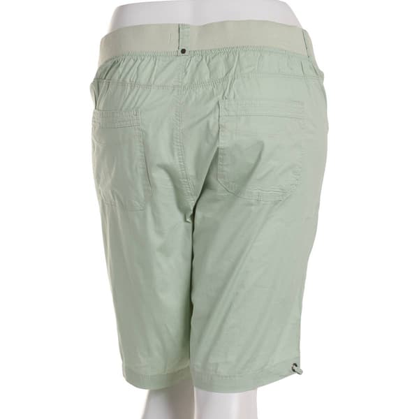 Plus Size da-sh Kate Solid Bermuda Shorts with Bungee Hem