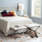 Linon Home Decor Ashburn Campaign Accent Stool - image 6