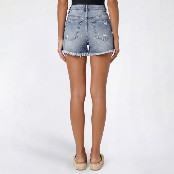 Juniors Madden Girl High Rise Destructed Frey Hem Shorts