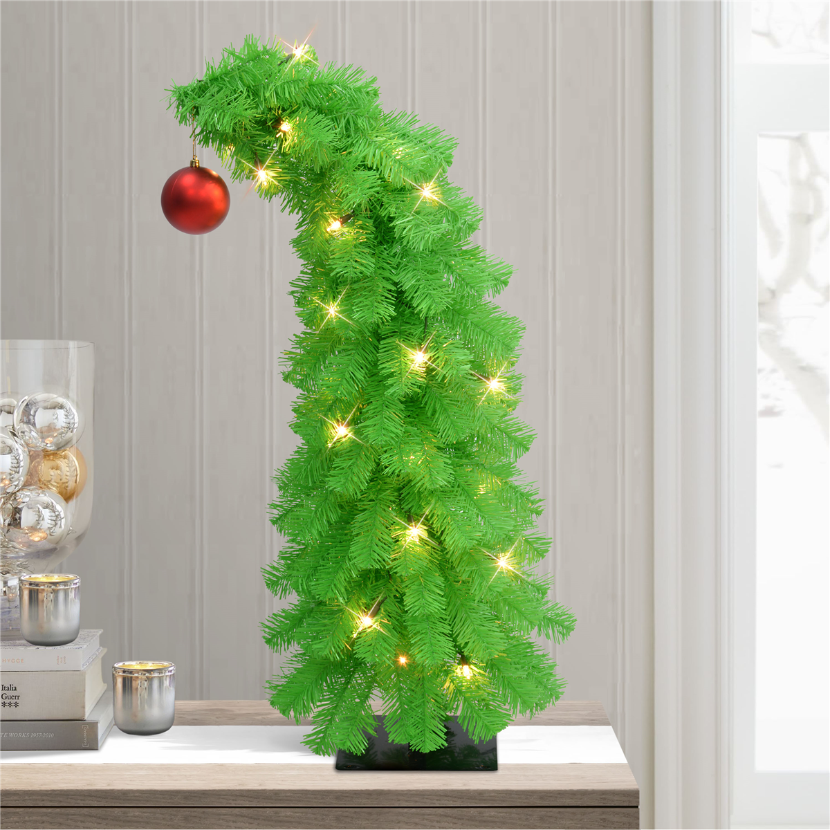 Puleo International 3ft. Pre-Lit Whimsical Christmas Tree