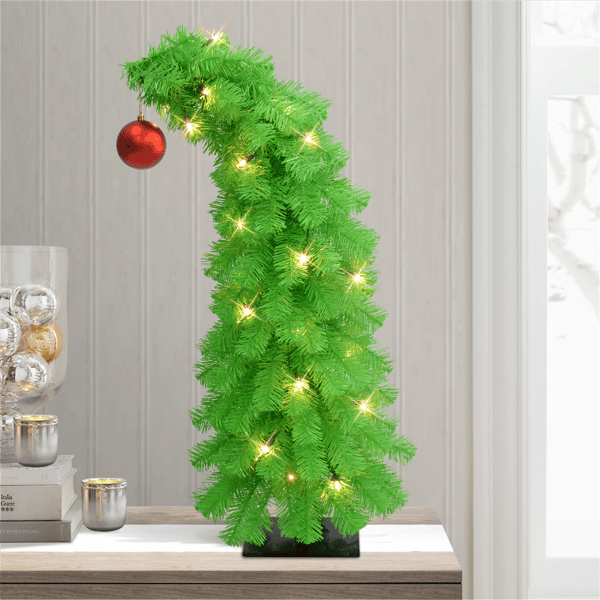 Puleo International 3ft. Pre-Lit Whimsical Christmas Tree