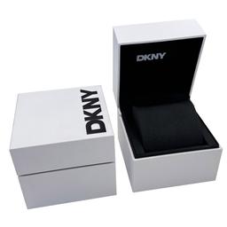Womens DKNY Soho Maxi Silver Dial Blue Strap Watch - DK1L034L0015