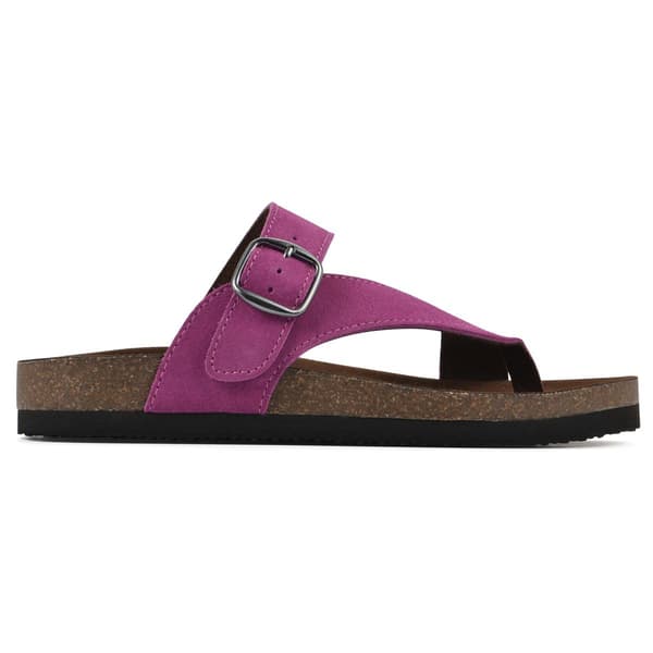 Womens Cliffs by White Mountain Carly Leather Thong Sandal