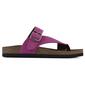 Womens Cliffs by White Mountain Carly Leather Thong Sandal - image 2
