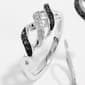 Diamond Classics&#40;tm&#41; Stainless Steel 1/10ctw. Diamond Ring - image 1