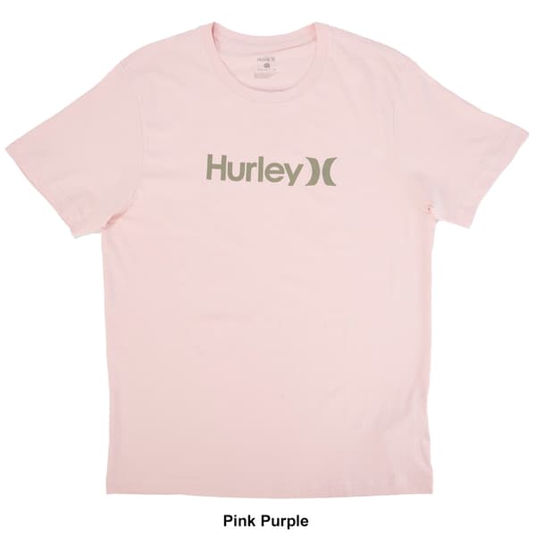 Young Mens Hurley Ombre Logo One & Only Short Sleeve Tee