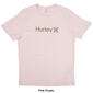 Young Mens Hurley Ombre Logo One & Only Short Sleeve Tee - image 4