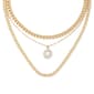 Steve Madden Stone Gem Charm Layered Necklace - image 2