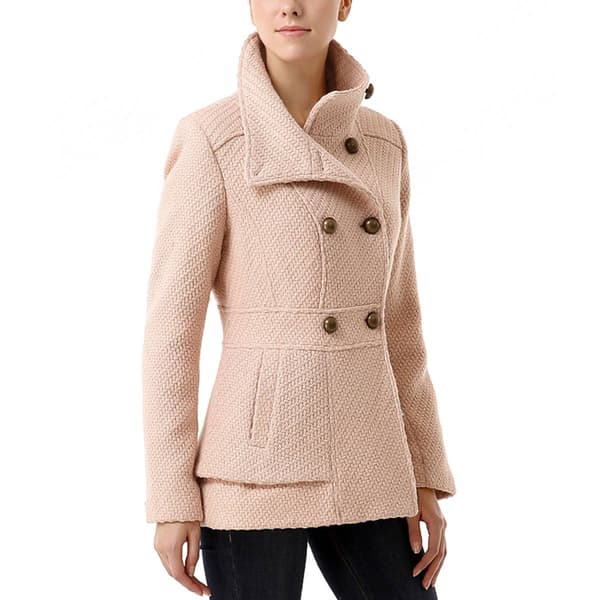 Womens BGSD Wool Boucle Coat