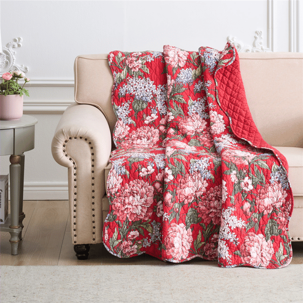 Greenland Home Fashions&#8482; Millie Reversible Quilted Throw Blanket