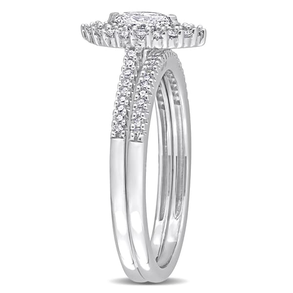 Diamond Classics™ 14kt. White Gold 1/2ctw. Diamond Bridal Set
