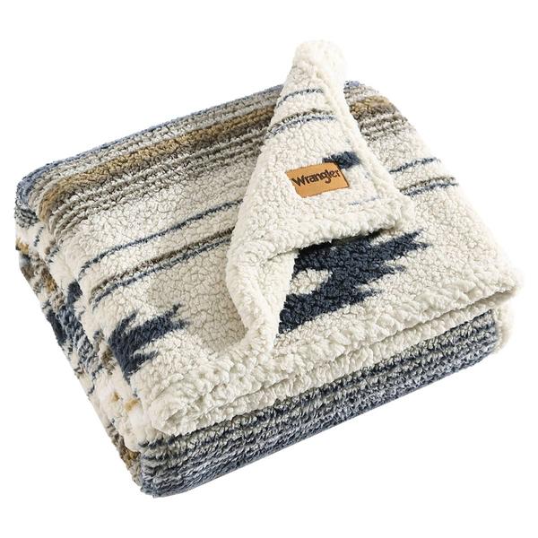 Wrangler Coytoe Sands Sherpa Throw