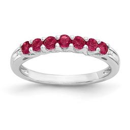 Gemstone Classics(tm) Sterling Silver & Round Ruby Ring