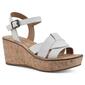 Womens White Mountain Simple Wedge Sandals - image 1