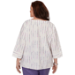 Plus Size Alfred Dunner Grand Bazaar Rainbow Stripe Blouse - image 2