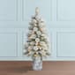 Puleo International 3.5ft. Potted Flocked Norwegian Pine Tree - image 3