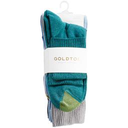 Womens Gold Toe(R) 6pk. Solid Turn Cuff Crew Socks