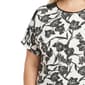 Plus Size NY Collection Short Sleeve Floral Dot Blouse - image 4