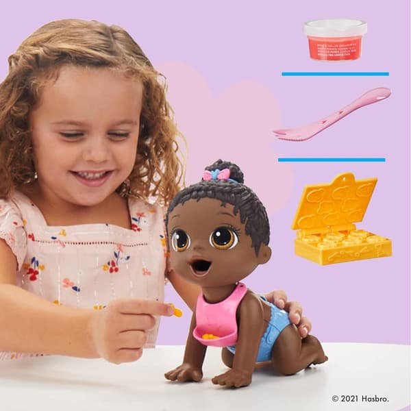 Baby Alive Black Hair Lil Snacks Doll