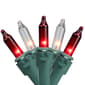 Northlight 100ct. Red & Clear Mini Christmas Light Set - image 1