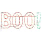 National Tree 36in. Halloween Lighted BOO! Sign - image 1