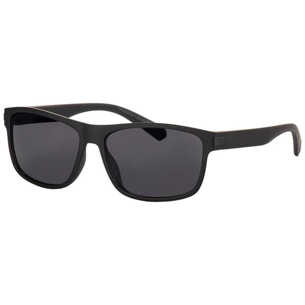 Mens Tropic-Cal Contenders Wrap Sunglasses - Black/Smoke