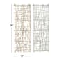 Set of 2 9th & Pike&#174; Crosshatched Abstract Art Wall Panels - image 8