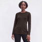 Petite Preswick & Moore(R) Long Sleeve Classic Crew Neck Tee - image 1