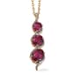 Nova Star&#174; Lab Grown Ruby & Lab Grown Diamond Journey Pendant - image 2