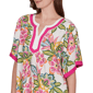 Womens Ruby Rd. Hothouse Florals Short Sleeve Tropical Blouse - image 5