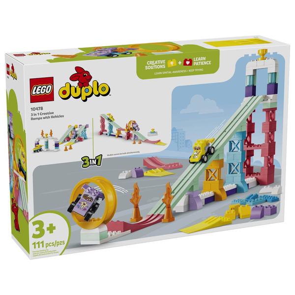 LEGO DUPLO(R) 3 in 1 Creative Ramps w/ Vehicles Building Kit - image 