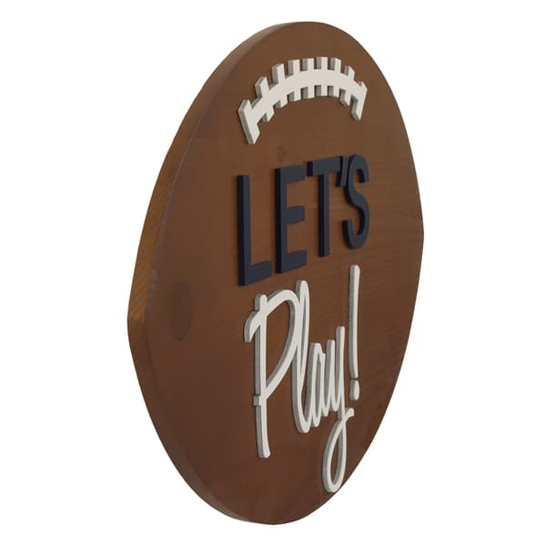 Little Love by NoJo Wood Football Wall Décor