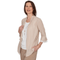 Womens Alfred Dunner Grand Bazaar Stripe Two in One Blouse - image 3