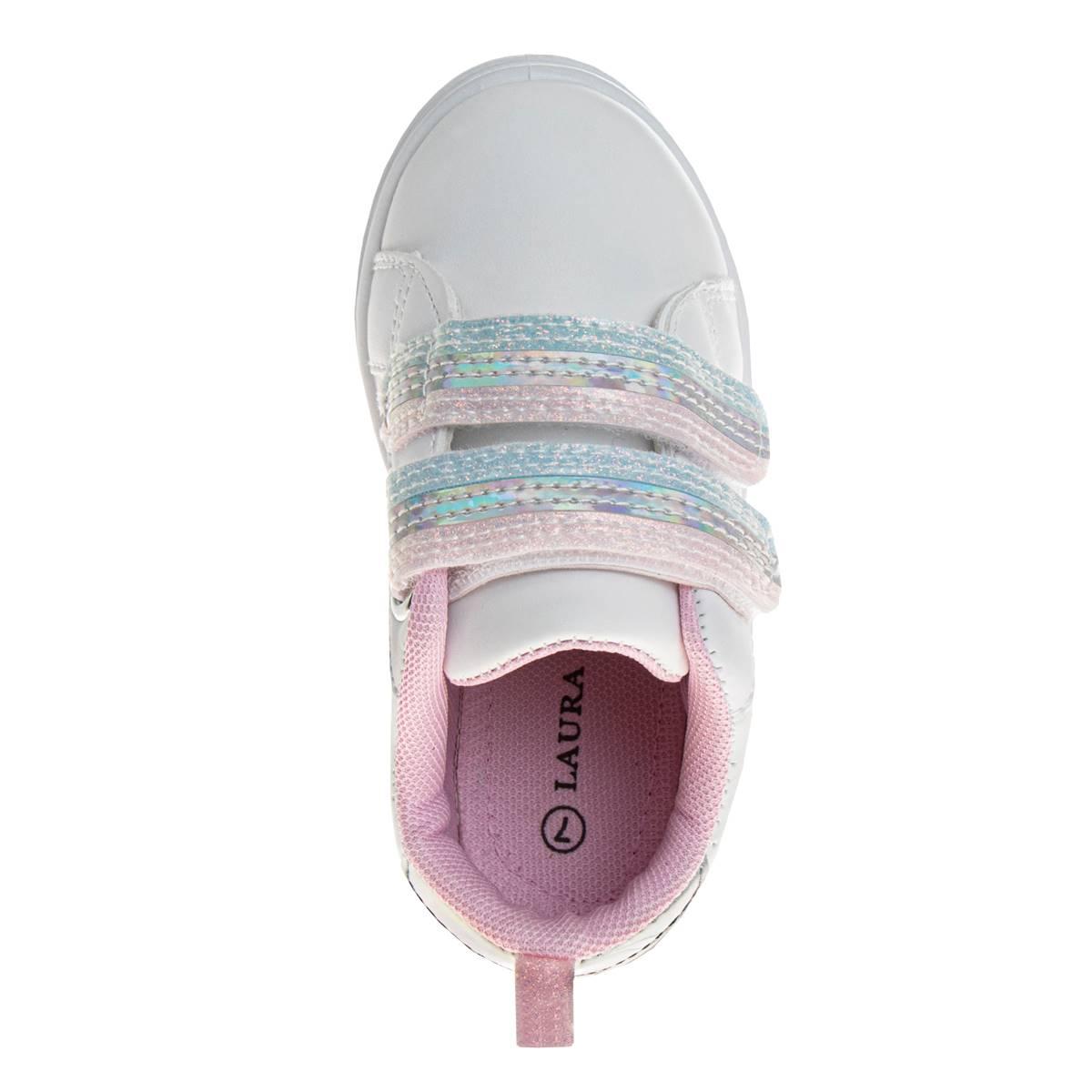 Little Girls Laura Ashley® Hook and Loop Fashion Sneakers