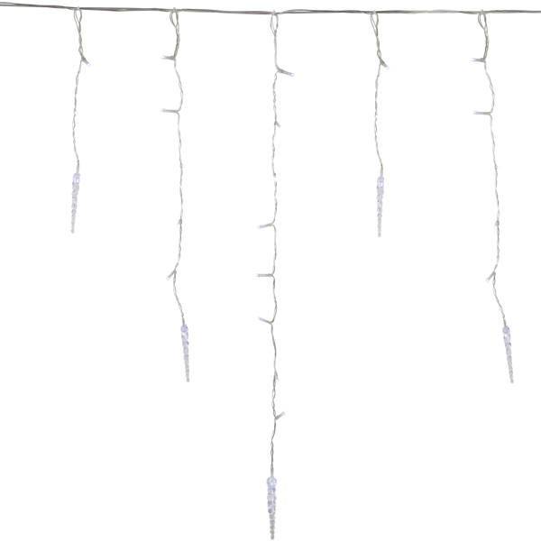 Northlight 29ft. Pure White LED Ice Pillars Christmas Light Set