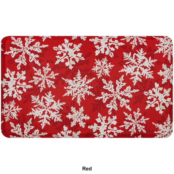 Mohawk Home Holiday Flakes Kitchen Mat