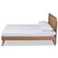 Baxton Studio Asam Modern Walnut Brown Wood Platform Bed - image 2
