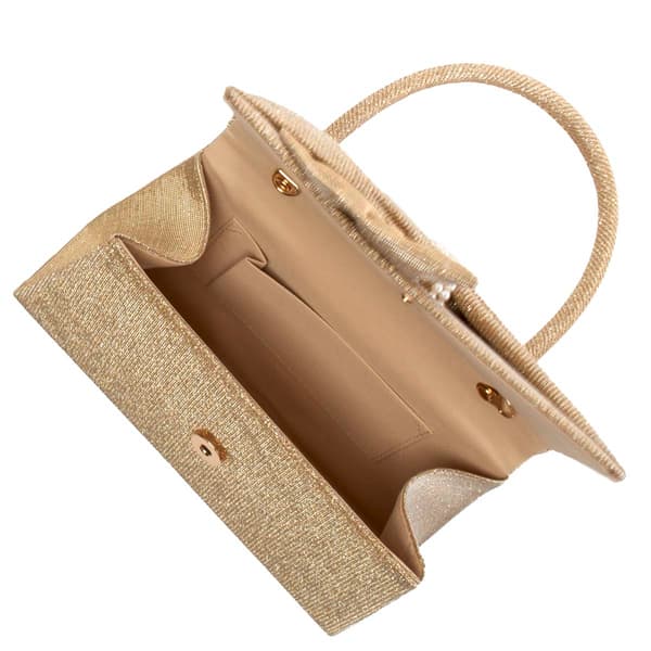 D''Margeaux Bow Clutch With Chain