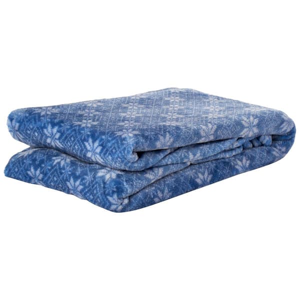 Ashley Cooper&#40;tm&#41; Fair Isle & Snowflake Throw - image 