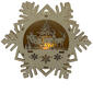 Santa's Workshop 7in. Lighted Snowflake Scene - image 1