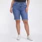 Plus Size Bleu Denim 11" 5Pkt Denim Bermuda W/Roll Cuff - image 3
