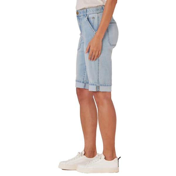 Womens Democracy "Ab"solution&#174; Pork Chop Pocket Bermuda Shorts